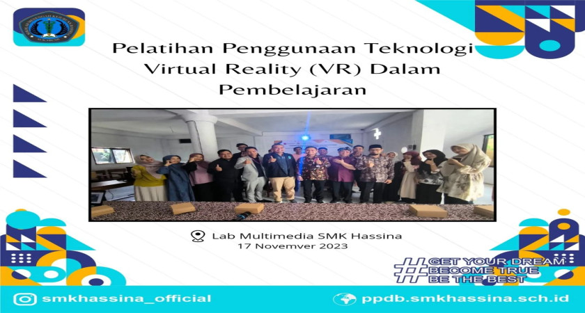 Pelatihan Penggunaan Teknologi Virtual Reality (VR) Dalam Pembelajaran.